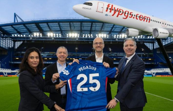Pegasus İngiliz devi Chelsea'nin resmi havayolu partneri oldu