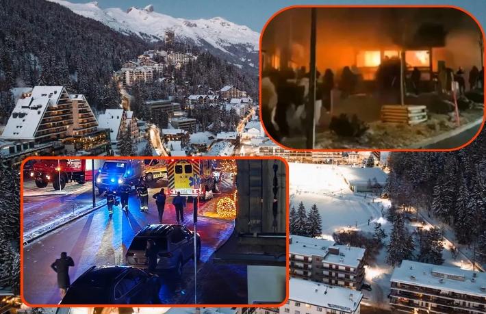 İsviçre'de kayak merkezinde yangın... Çok sayıda ölü ve yaralı var