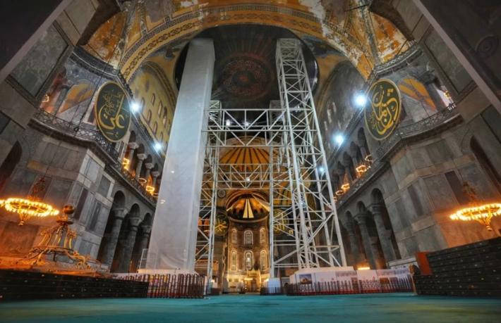 Ayasofya'da Cumhuriyet tarihinin en kapsamlı restorasyonu tamamlandı