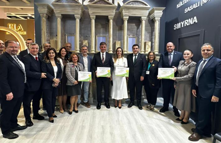 Sürdürülebilir turizmde uluslararası başarı... İzmir ITB Berlin’den 4 sertifika ve 1 ödülle döndü