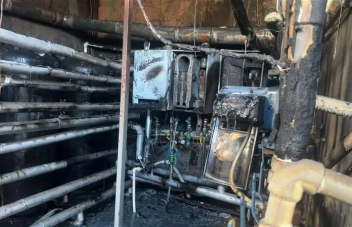 Antalya'da henüz faaliyete geçmemiş otelde yangın