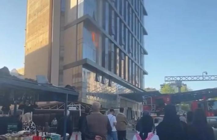 Diyarbakır'da otel yangını... 13 işçi hastanelik oldu