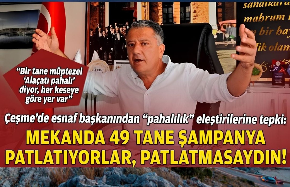 Başkandan ‘pahalılık’ eleştirilerine tepki: 49 tane şampanya patlatıyorlar, patlatmasaydın!