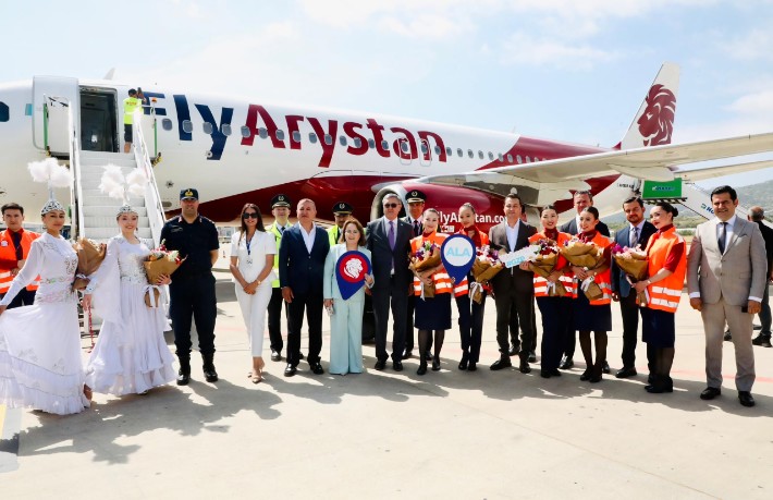FlyArystan’ın Gazipaşa’dan Almatı ve Astana’ya direkt uçuşları başladı