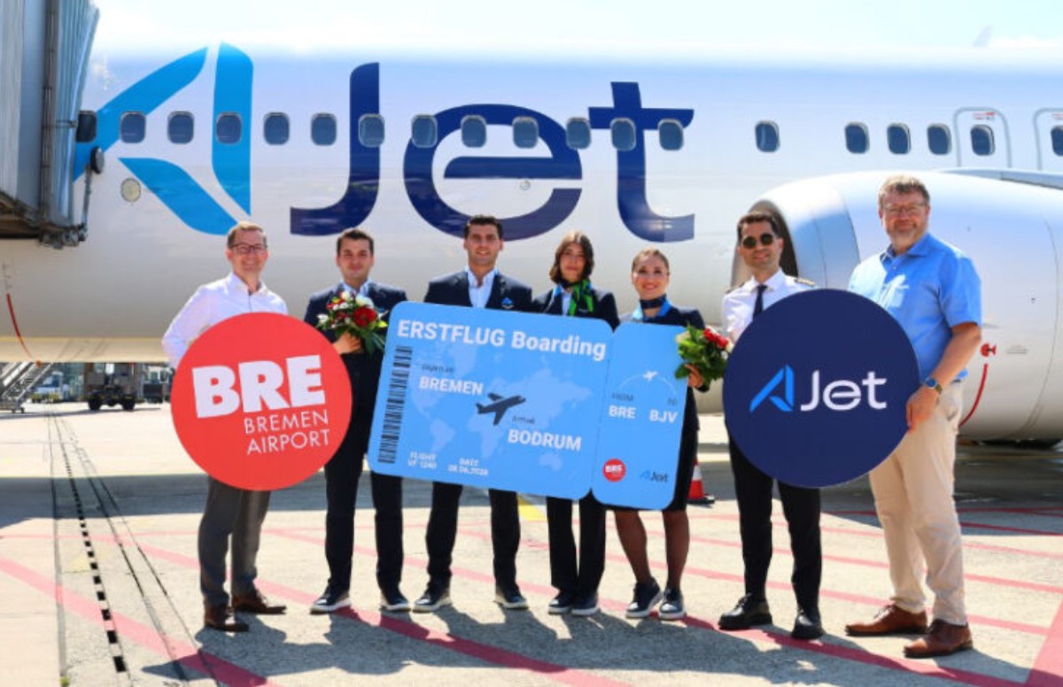 AJet'in Bodrum–Bremen direkt uçuşlarına başladı