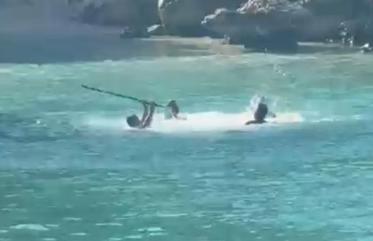 Denizde sopayla kavgaya 3 tutuklama geldi