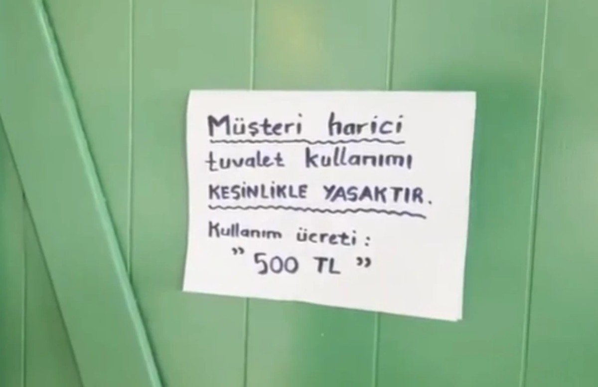 Ünlü turizm beldesinde tuvalet ücreti pes dedirtti