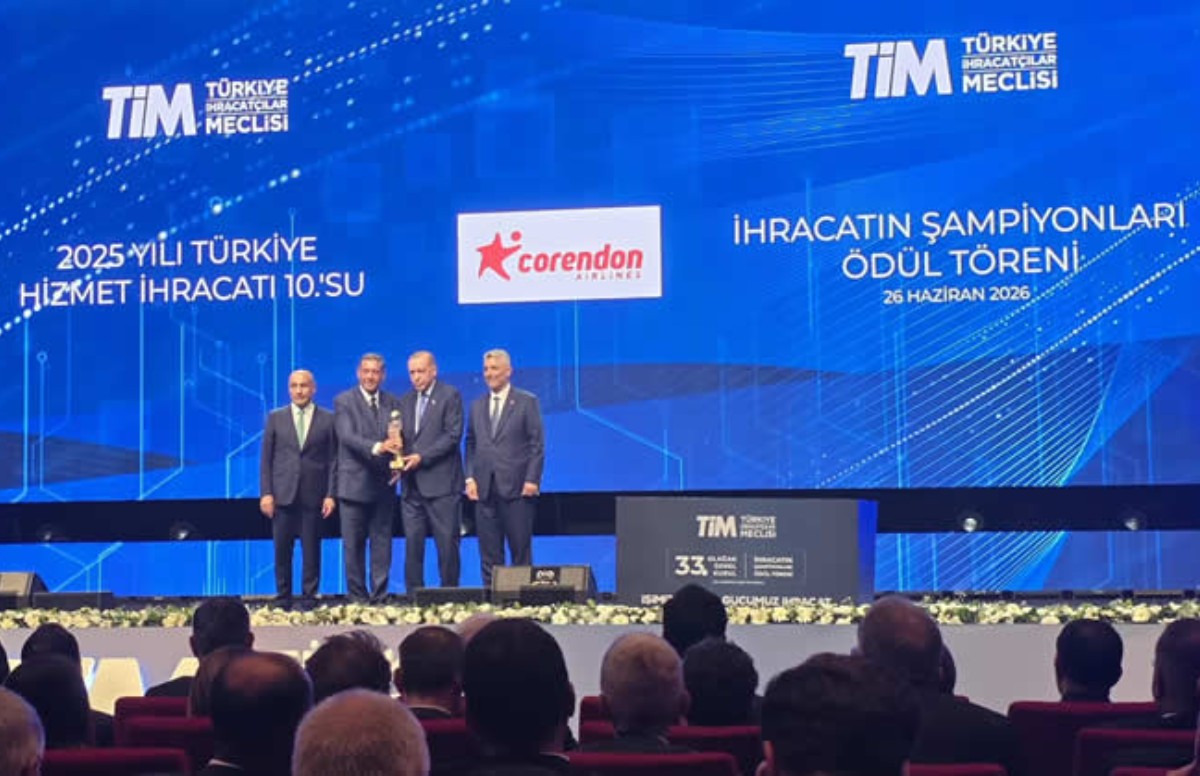 Corendon Airlines'tan TİM'in ihracat şampiyonlarında çifte başarı