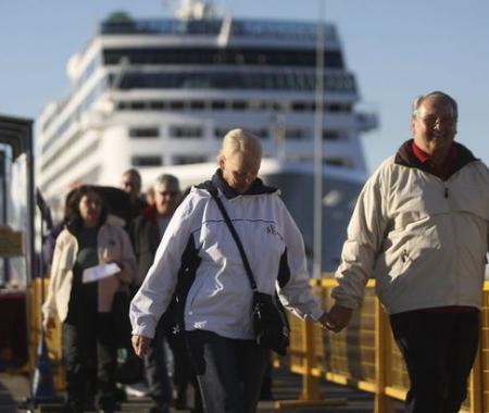 İngilizler'in en lüks yolcu gemisi Marmaris'te