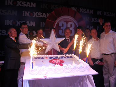 İnoksan, 33'üncü yılını çalışanlarıyla kutladı...