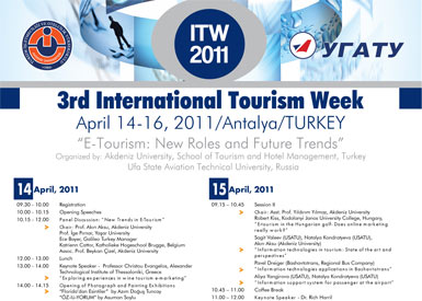 ITW 2011, Turizm Haftası başladı...