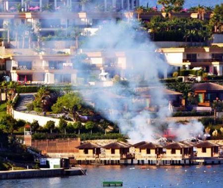 Jumeirah Bodrum Palace’ta yangın