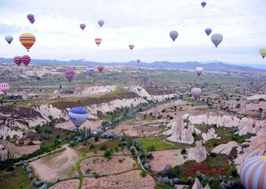 Kapadokya'ya 1 milyon 343 bin turist...