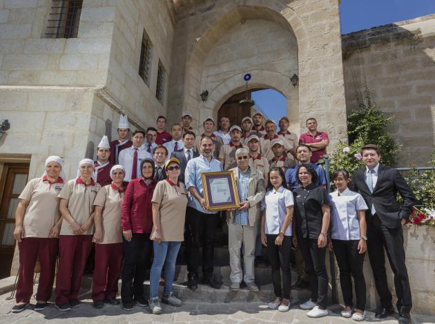 Kapadokya'nın İlk Butik Otel Belgesi Kayakapı’nın