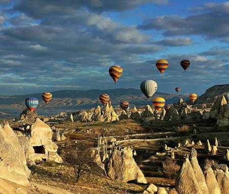 Kapadokya'ya 7 Ayda 1,5 milyon turist geldi