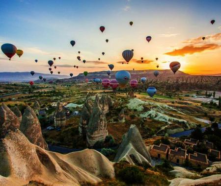 Kapadokya'ya mayısta 226 bin turist geldi