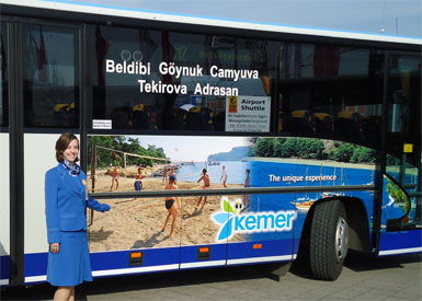 Kemer'e, Almanya’da otobüslü tanıtım...