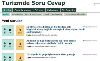 Turizmde yanıtsız soru kalmayacak!