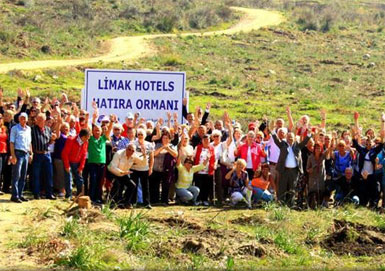 Limak Hatıra Ormanı genişliyor...