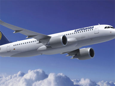 Lufthansa, tasarruflu uçağını teslim aldı...