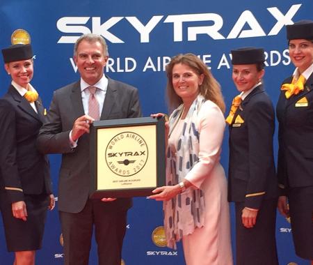 Lufthansa’ya Avrupa’nın en iyi havayolu ödülü