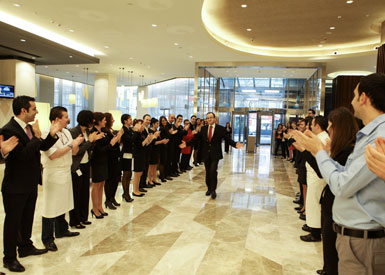 Marriott ilk misafirini ağırladı