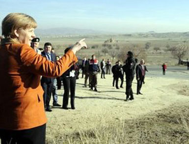 Merkel, Kapadokya'ya hayran kaldı...
