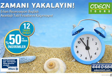 Oden Tours’da erken rezervasyon fırsatları 