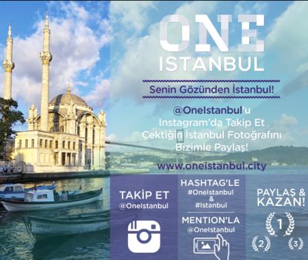 #oneistanbul instagram yarışmasına yoğun ilgi