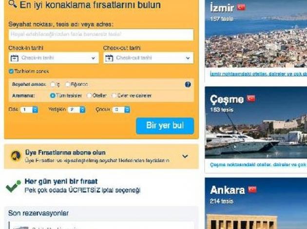 Online rezervasyon siteleri kayıt altına alınmalı