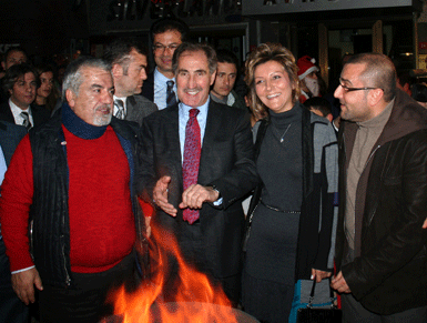 Talimhane'de yeni yıl partisi...