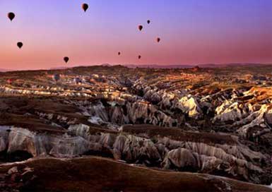 Kapadokya'ya gelen turist sayısı arttı...