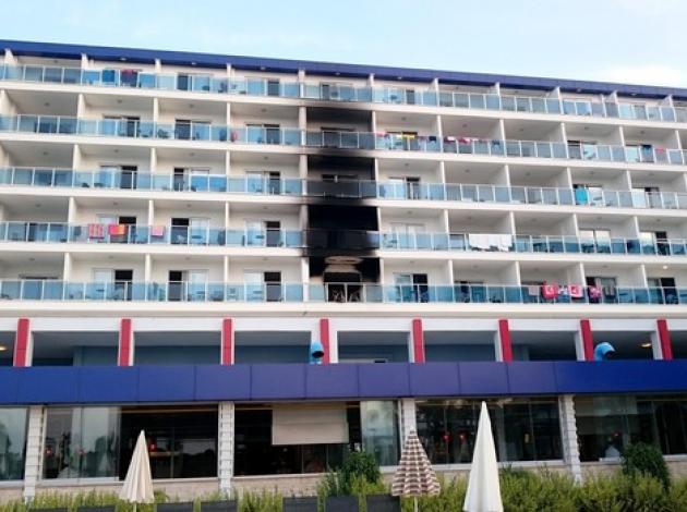 Otel yangınında şok gözaltılar