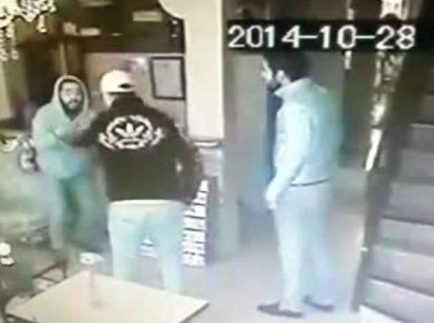 Otelde dehşet saçan İranlılar kamerada
