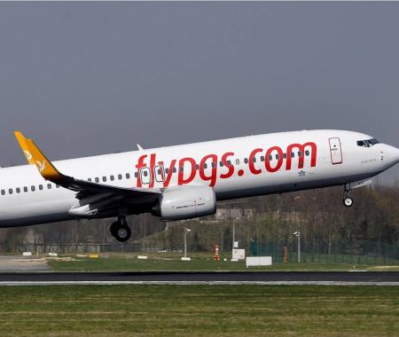 Pegasus Hamburg'a ilk uçuşunu gerçekleştirdi