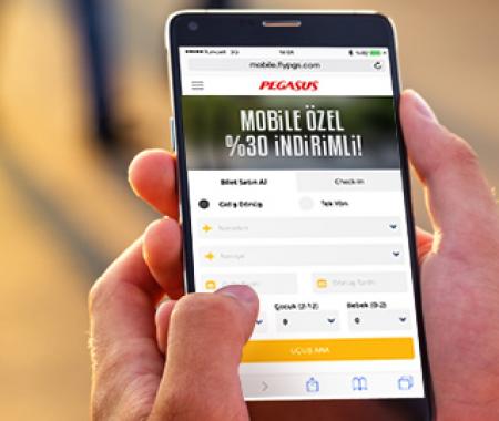 Pegasus, mobil sitesini yeniledi