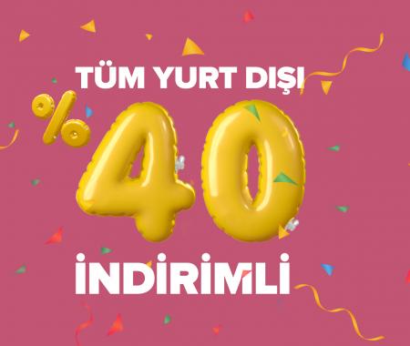 Pegasus’tan yurt dışı hatlarda yüzde 40 indirim