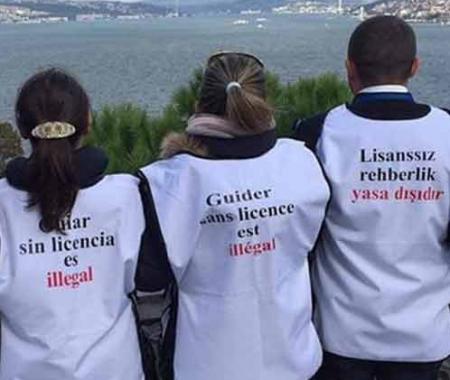 Profesyonel turist rehberleri ayaklandı!