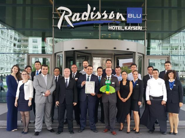 Radisson Blu Hotel Kayseri’ye ‘Yeşil Yıldız’ belgesi
