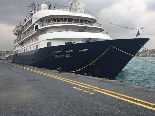 Sezonun ilk cruise gemisi İstanbul'da