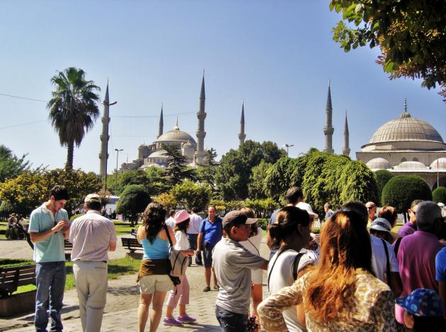 Sultanahmet'te Ruble ile ticaret başladı