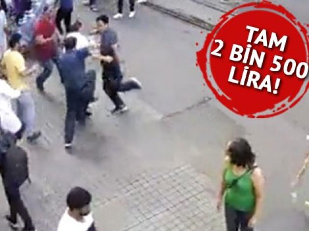 Taksim'de hesaba itiraz eden turiste dayak