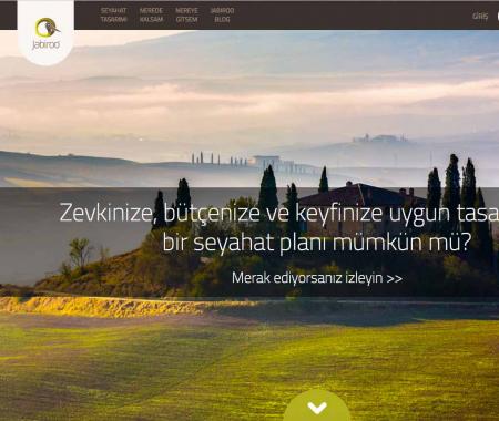 Tatil mutluğun için seyahat tasarımı
