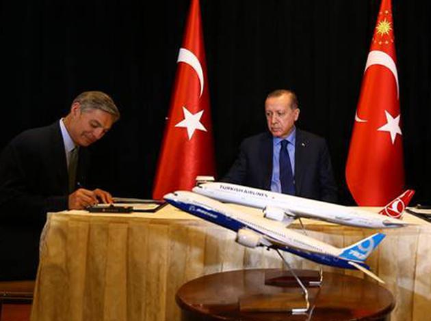 THY, 40 uçak için Boeing ile masaya oturdu