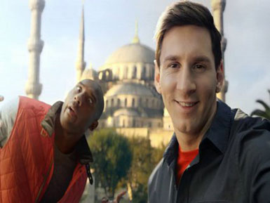 Messi ve Kobe Sultanahmet'te!
