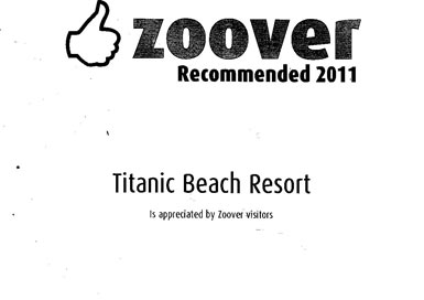 Titanic'e, Zoover 2011 ödülü...