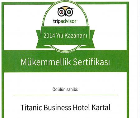 Titanic Business Kartal'a Mükemmellik Ödülü