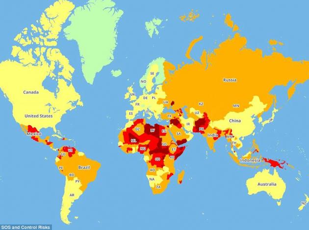 Türkiye, Seyahat Riski Haritası'nın neresinde?