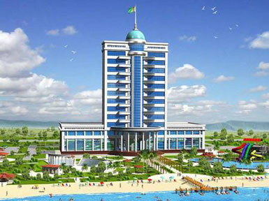 Türkmenistan’ın en büyük otelinde Türk imzası...