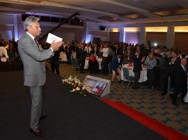 Firuz Bağlıkaya'dan Antalya'da miting gibi toplantı